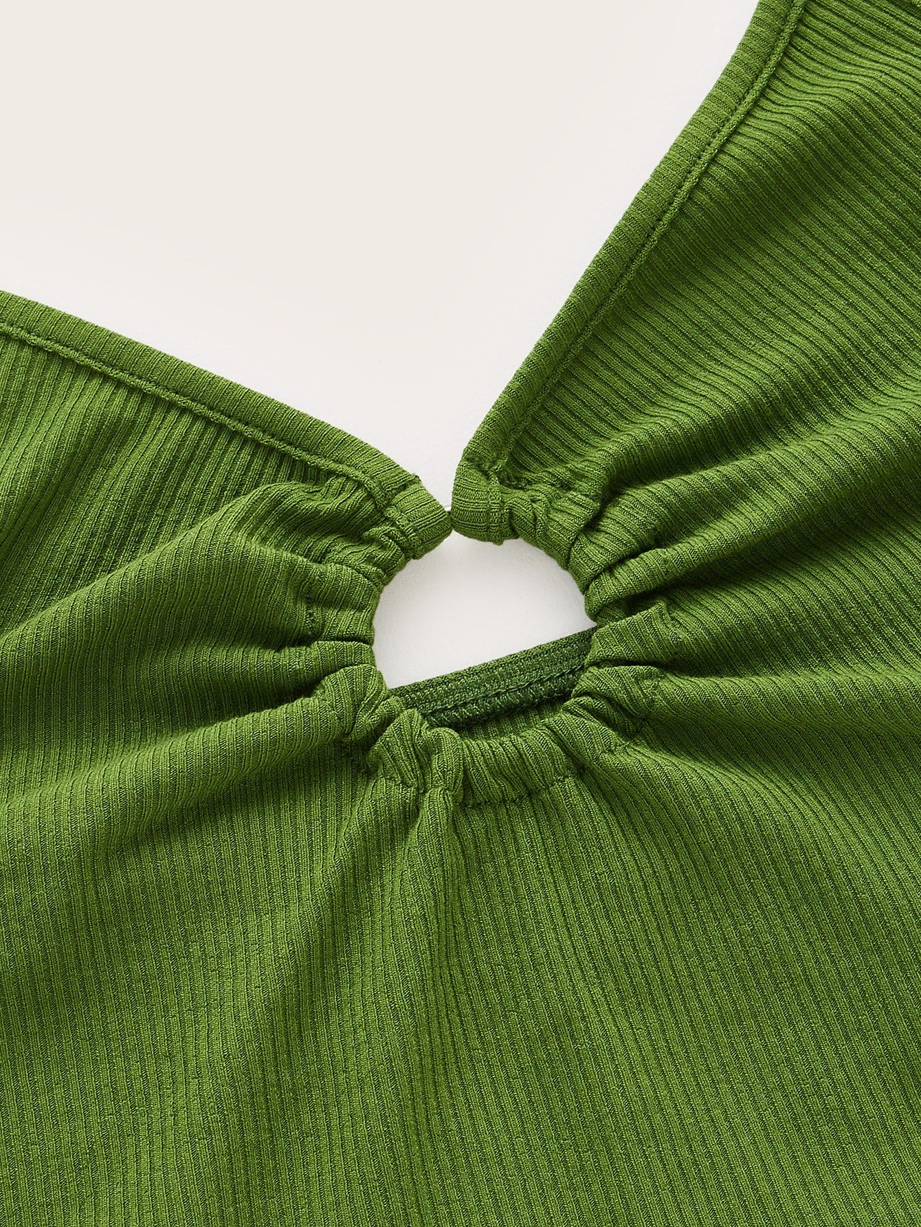 Ring-Back Tied Strappy Top with Crisscross Straps