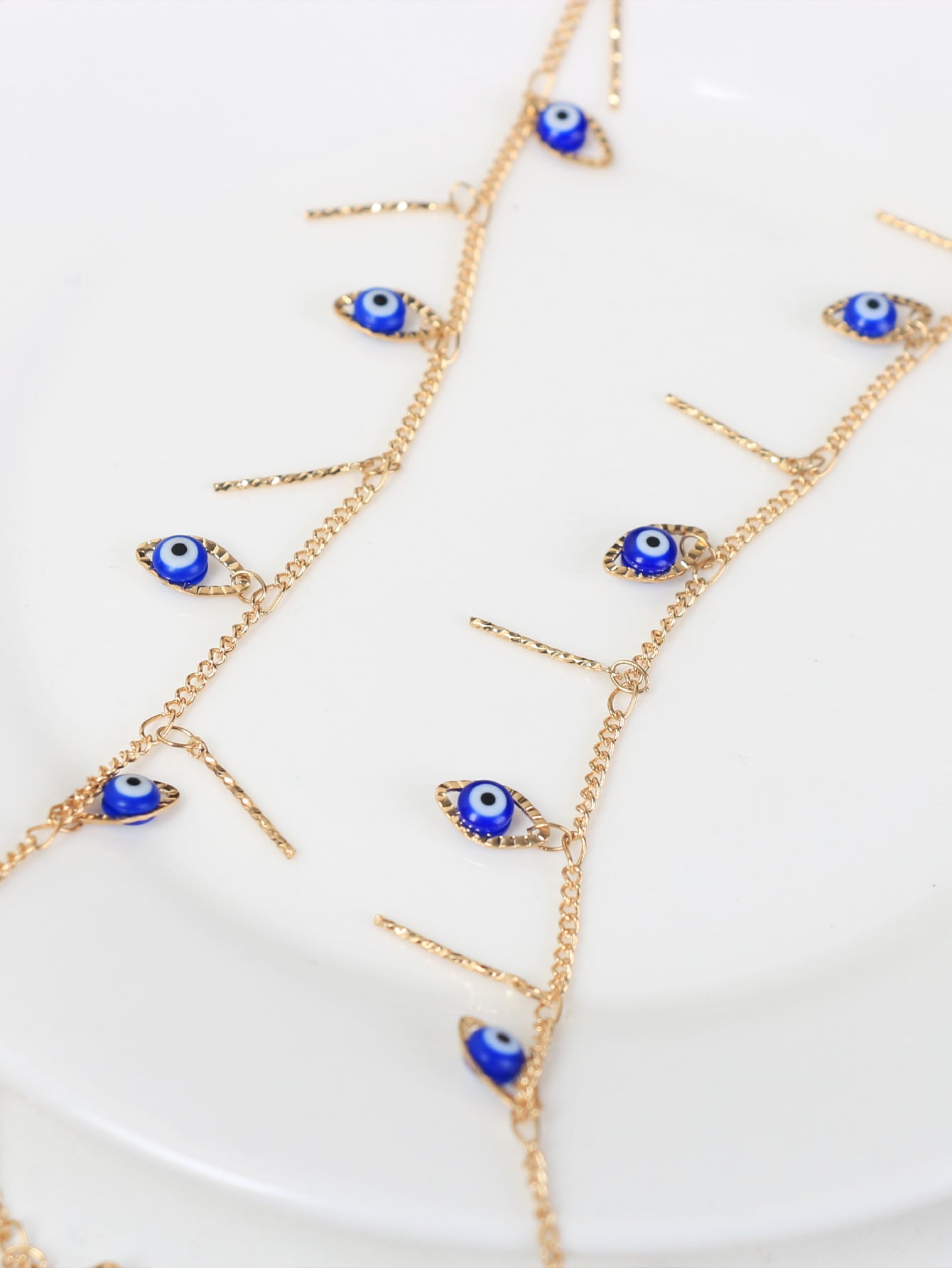 Hair Clip with Evil Eye Decor