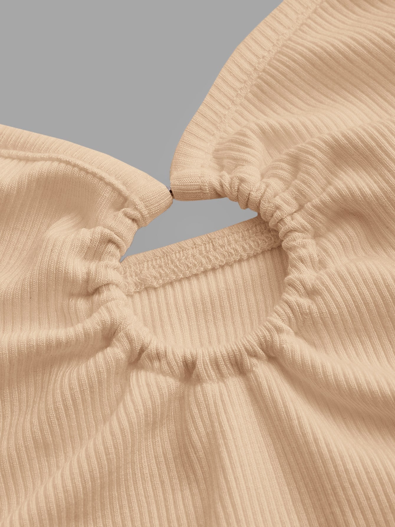 Ring-Back Tied Strappy Top with Crisscross Straps