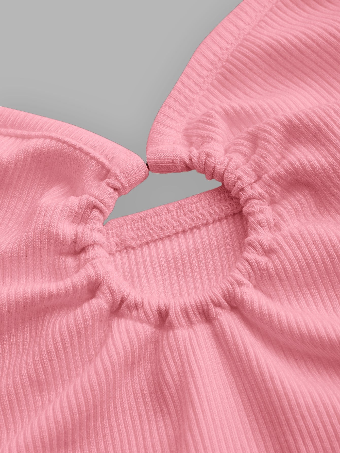 Ring-Back Tied Strappy Top with Crisscross Straps
