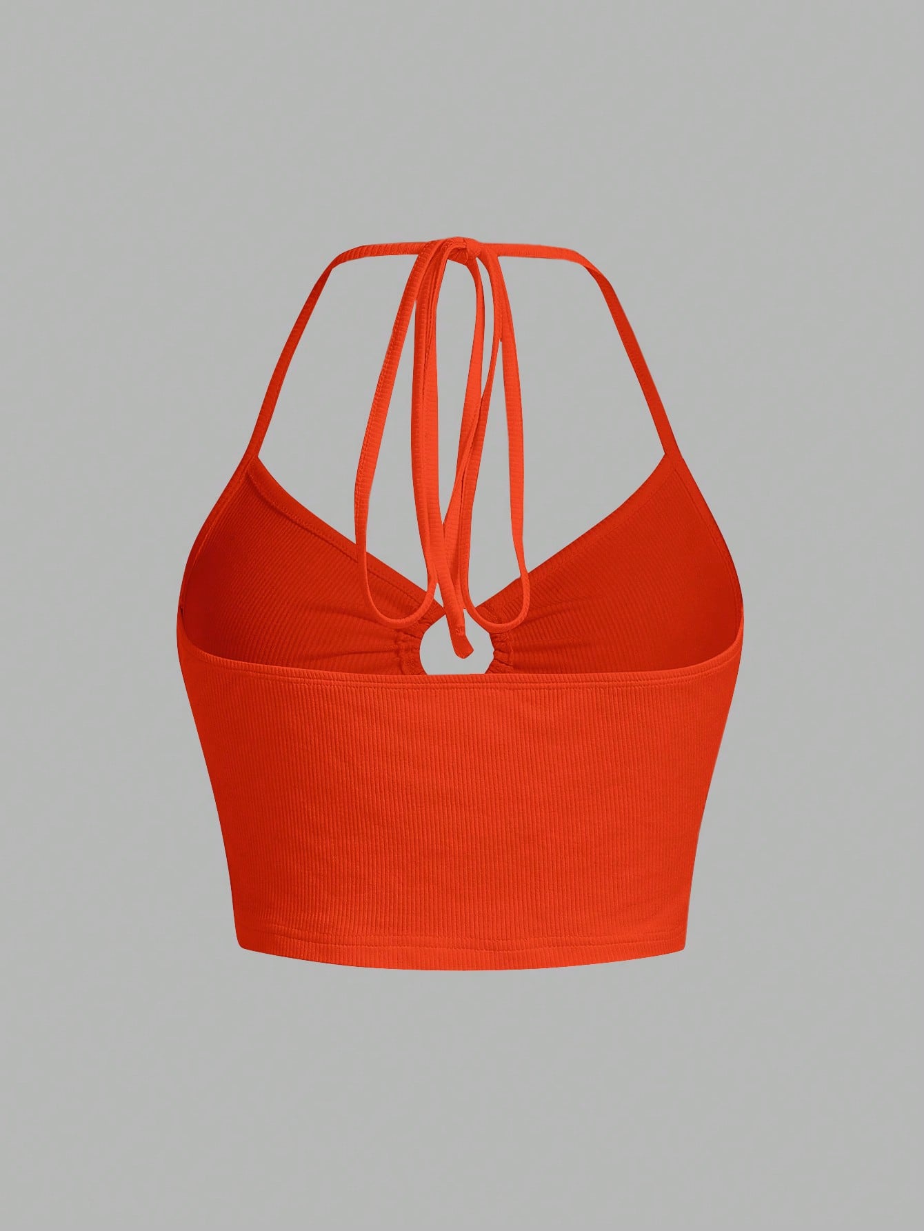Ring-Back Tied Strappy Top with Crisscross Straps