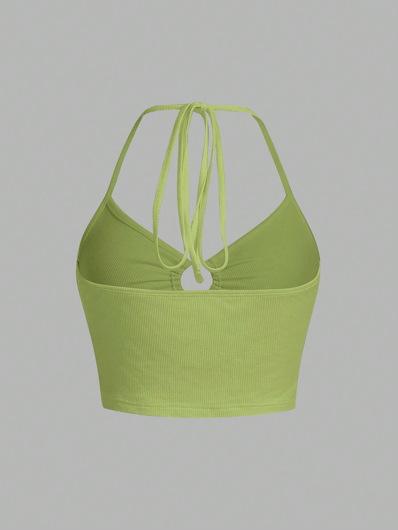 Ring-Back Tied Strappy Top with Crisscross Straps