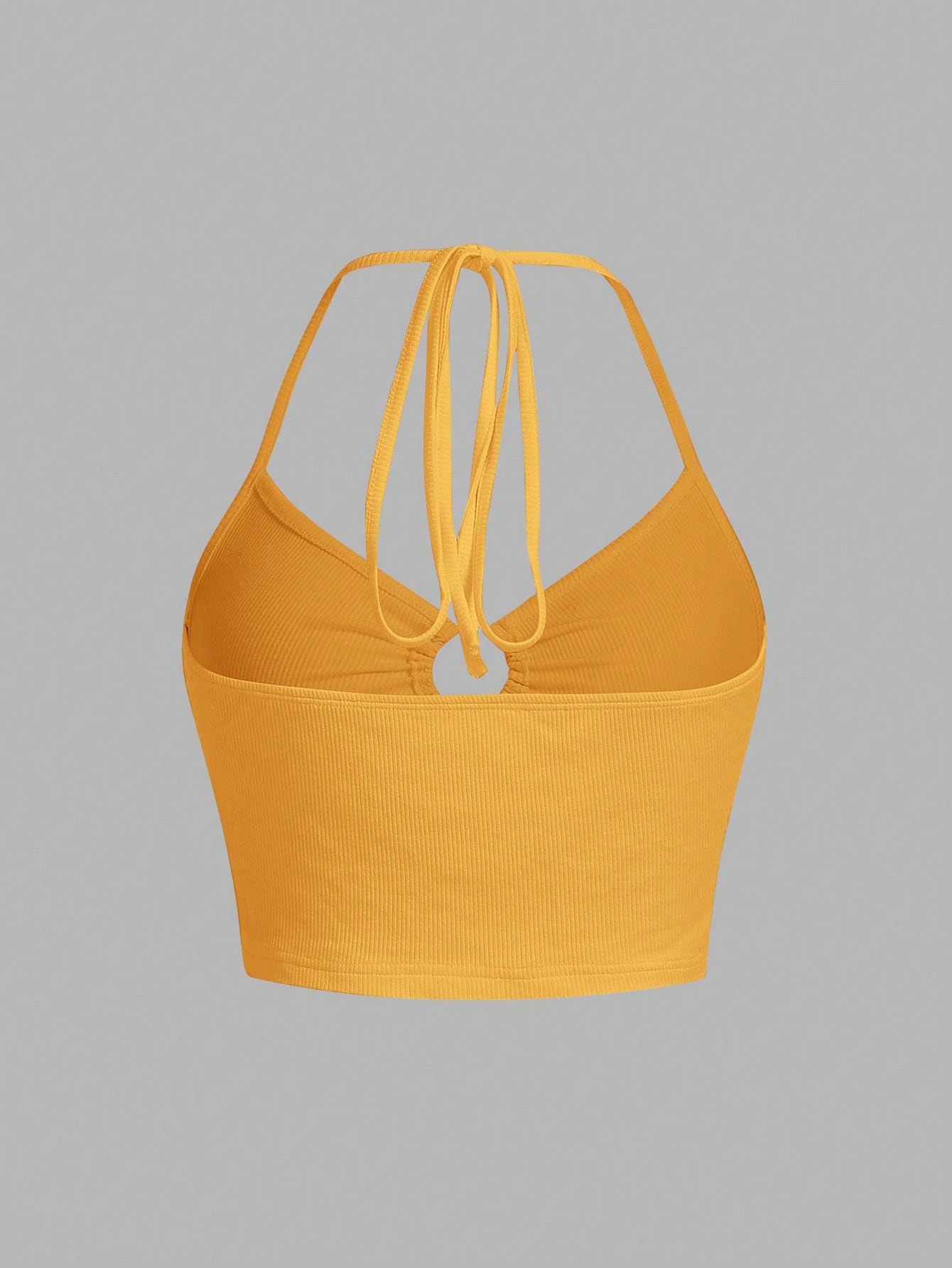Ring-Back Tied Strappy Top with Crisscross Straps