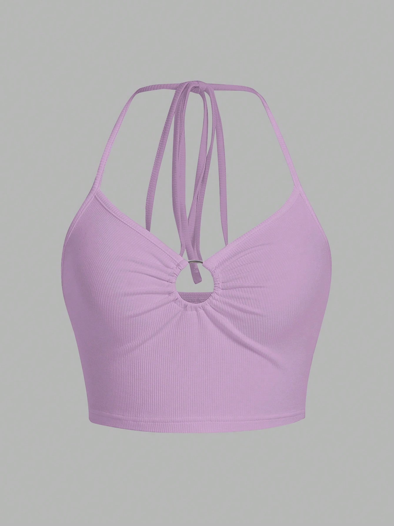Ring-Back Tied Strappy Top with Crisscross Straps