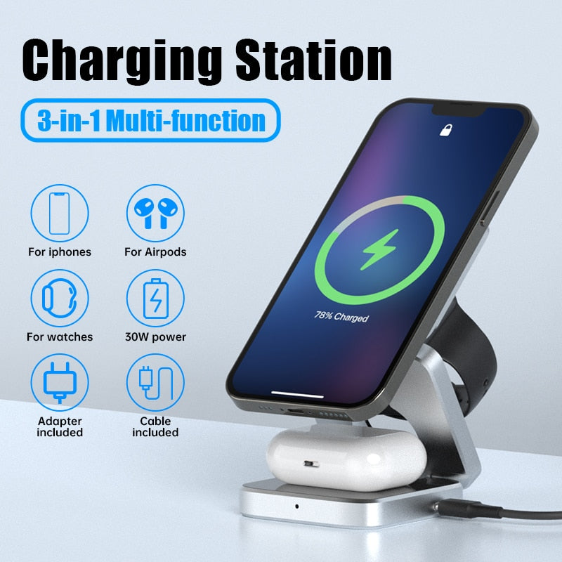 BatteryLife™ 3 in 1 foldable wireless charger