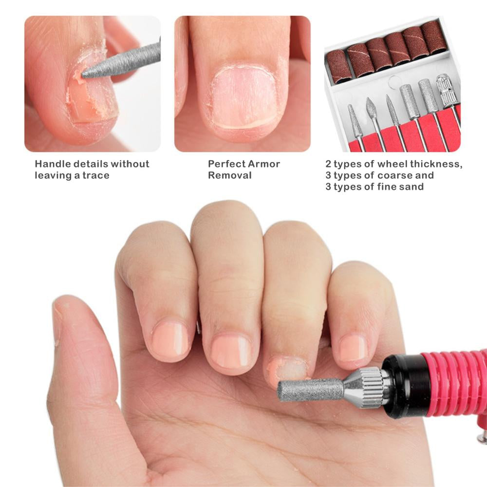 PerfectNails™ 5 in 1 Manicure Nail File Rotating Station