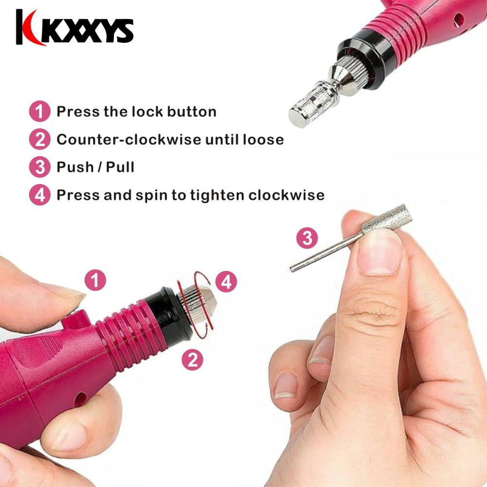 PerfectNails™ 5 in 1 Manicure Nail File Rotating Station