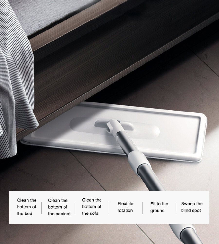 QuickClean™ - Floor Squeegee Magic Mop with Bucket (50% OFF)