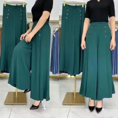 Hilary™ - Stylish Pleated Trousers with Wide Leg (50% DISCOUNT)