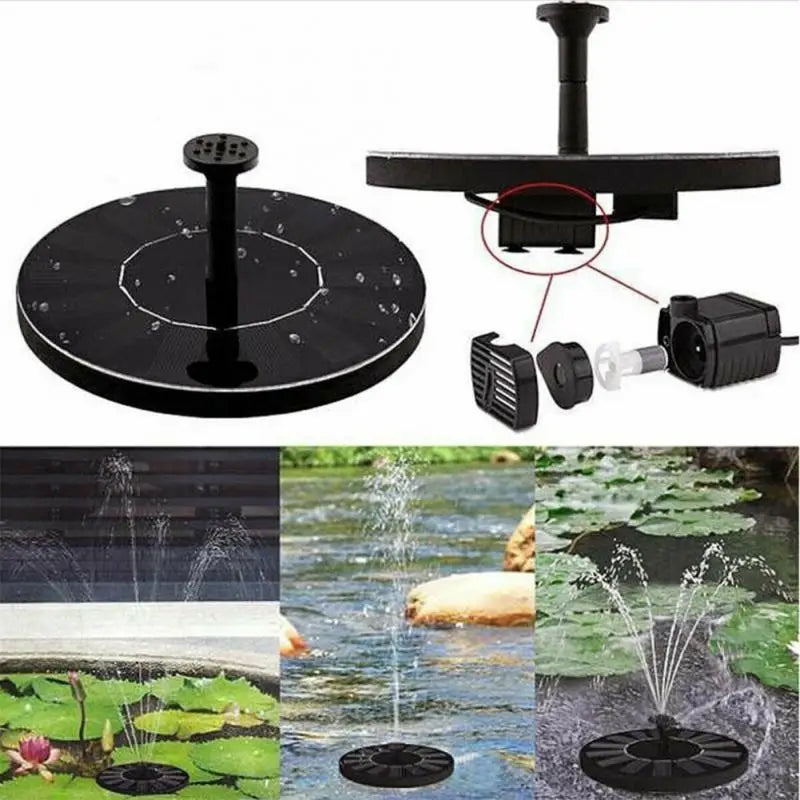 SunSplash™ - Floating Solar Garden Water Fountain Pool (50% DISCOUNT)