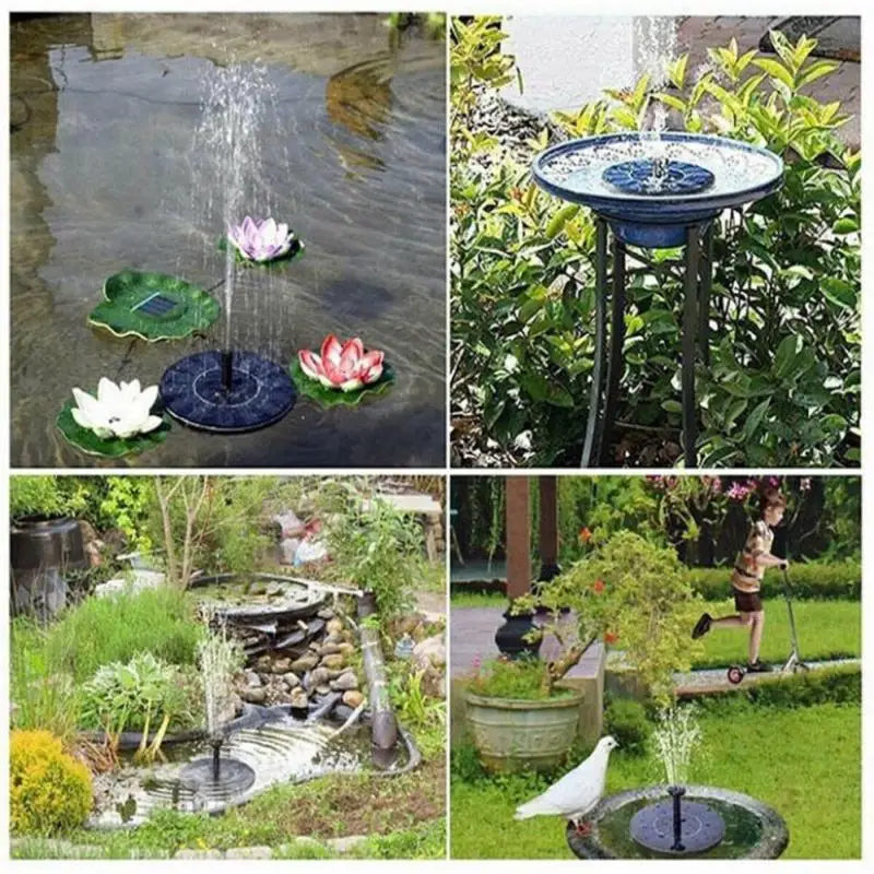 SunSplash™ - Floating Solar Garden Water Fountain Pool (50% DISCOUNT)