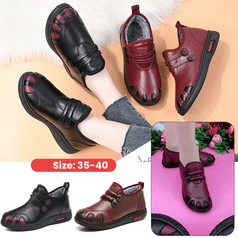 Cecilia™ - Orthopädische Schuhe Aus Dickem Leder (50% RABATT)