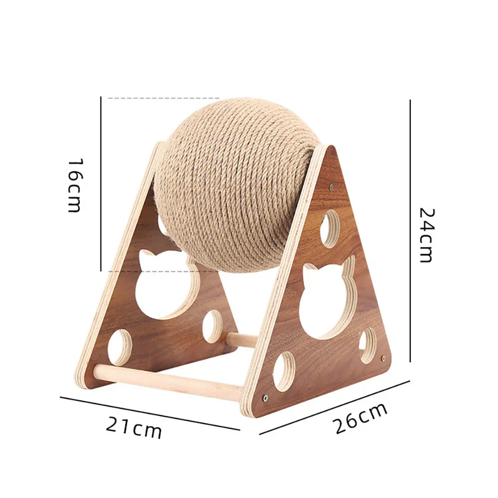KittyToy™ – Interactive Rope Ball Scratcher (50% OFF)