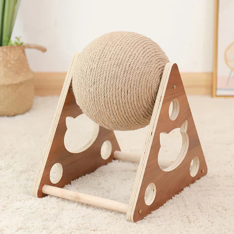 KittyToy™ – Interactive Rope Ball Scratcher (50% OFF)