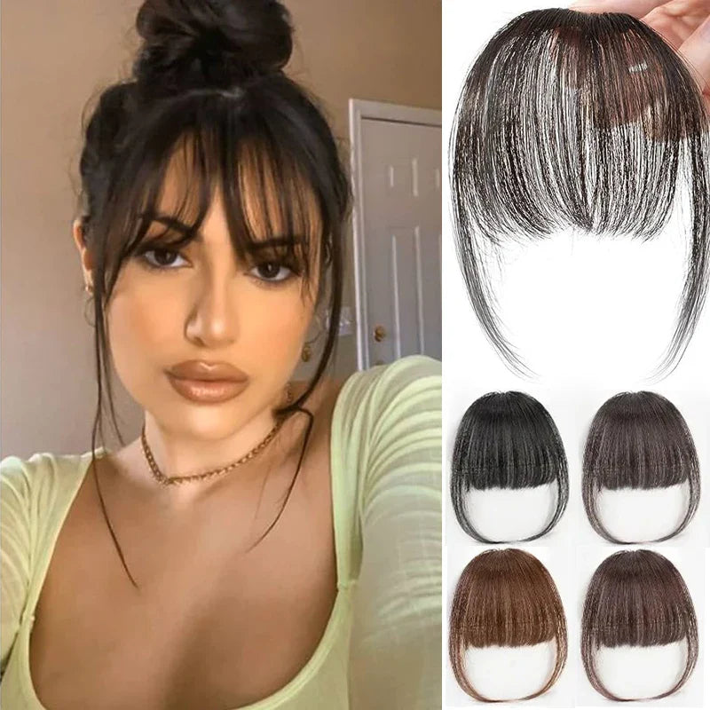 GlamTress™ - Realistic False Bangs for Women