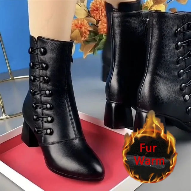 Cathy™ - Ethnically Elegant Heeled Boots (50% DISCOUNT)