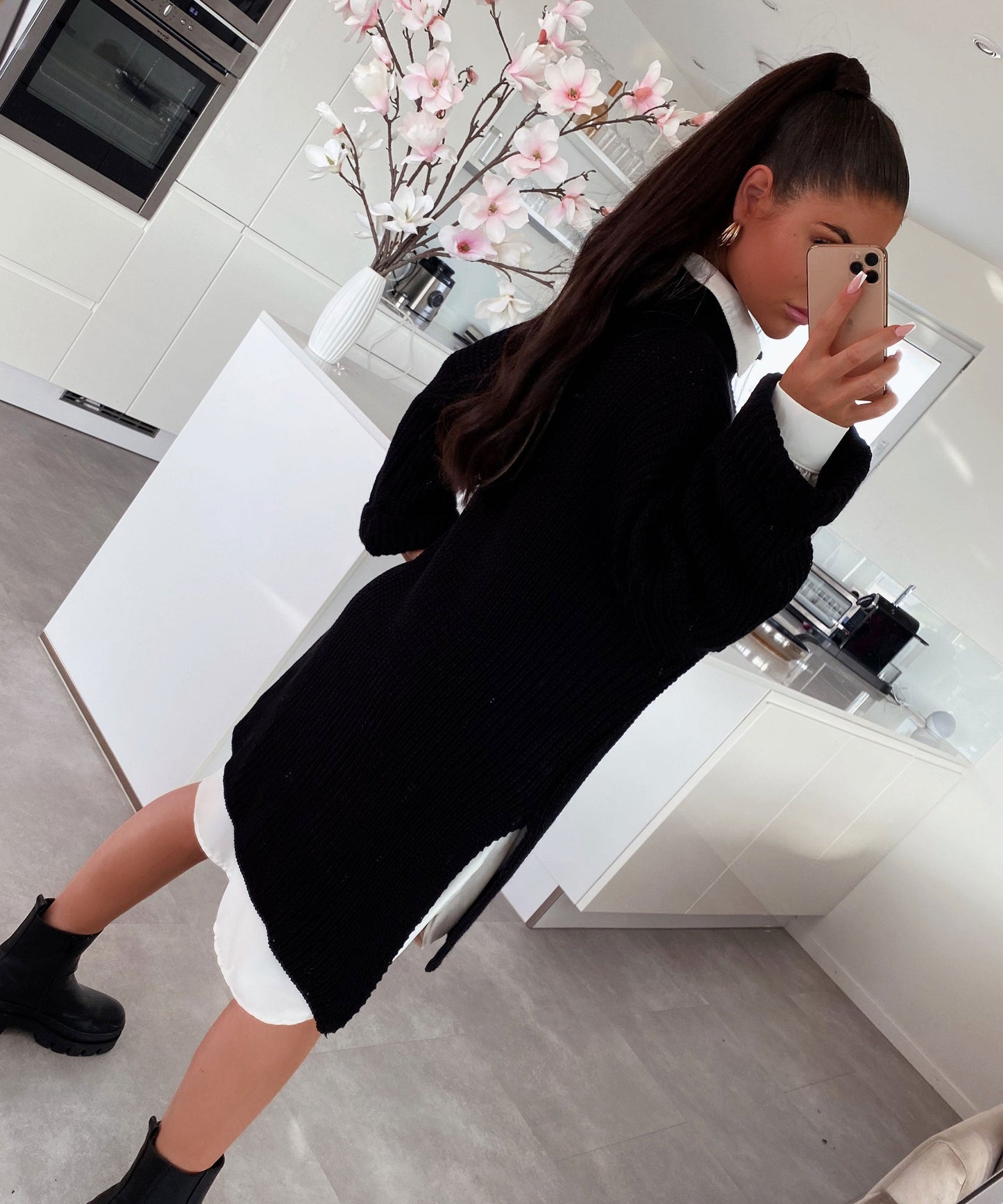 Oversized Pullover Elsa Black