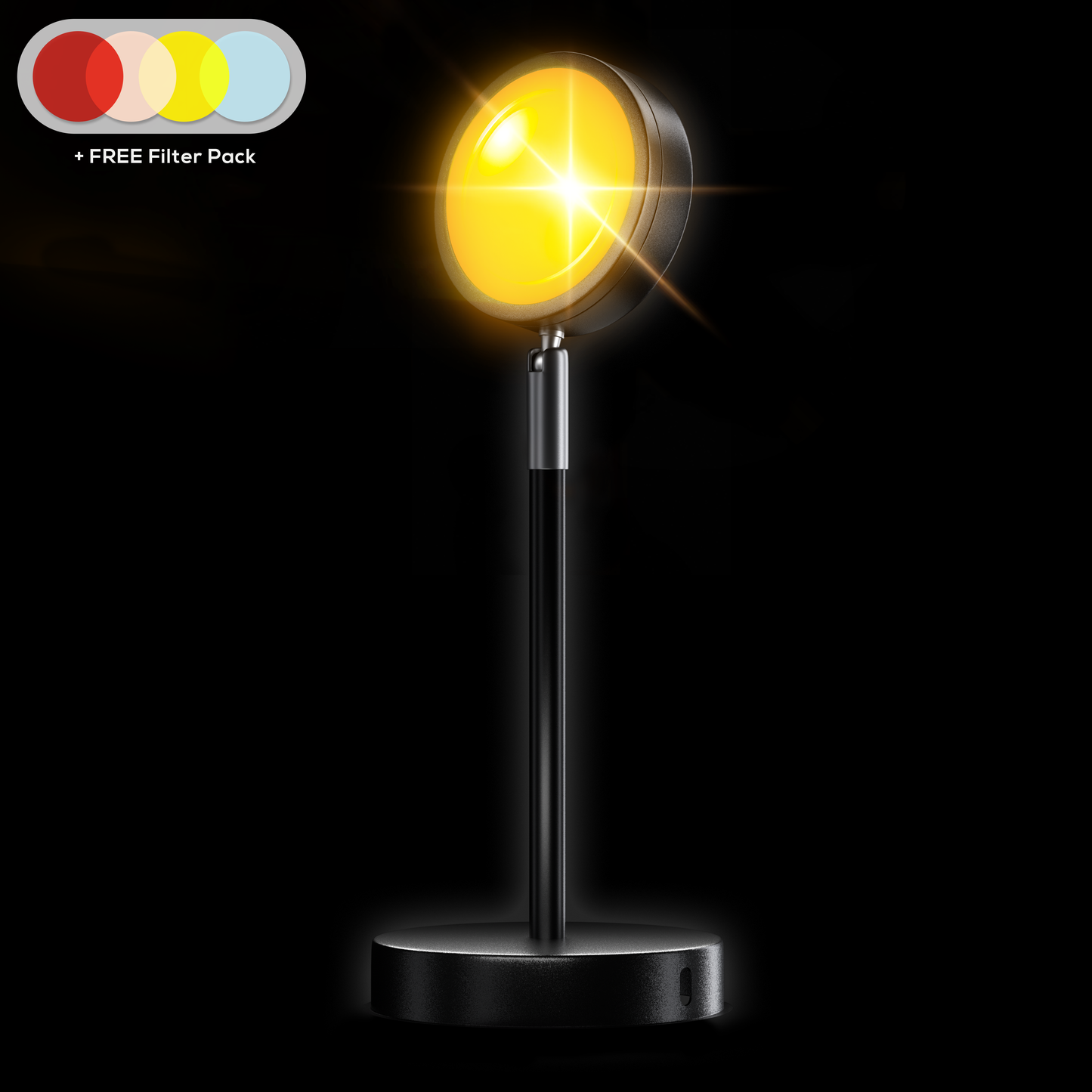 AuroraGlow™ - Smart Sunset Projection Lamp