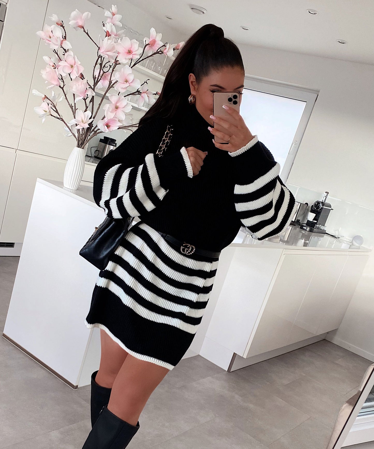 Knit Dress Margarethe Black