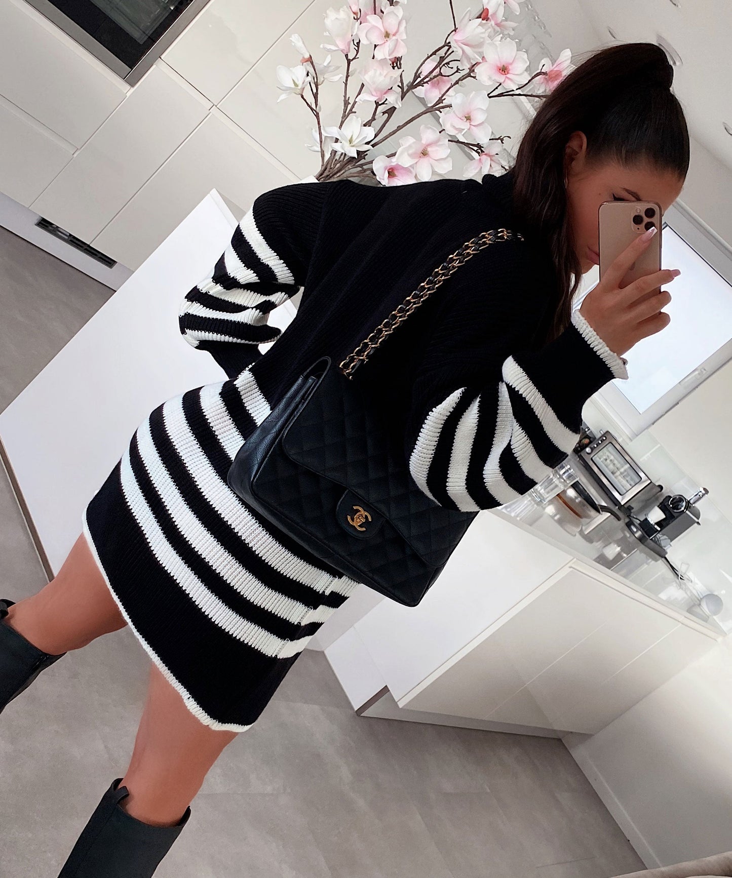 Knit Dress Margarethe Black
