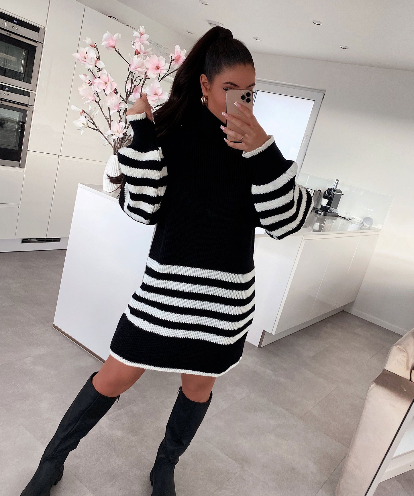 Knit Dress Margarethe Black