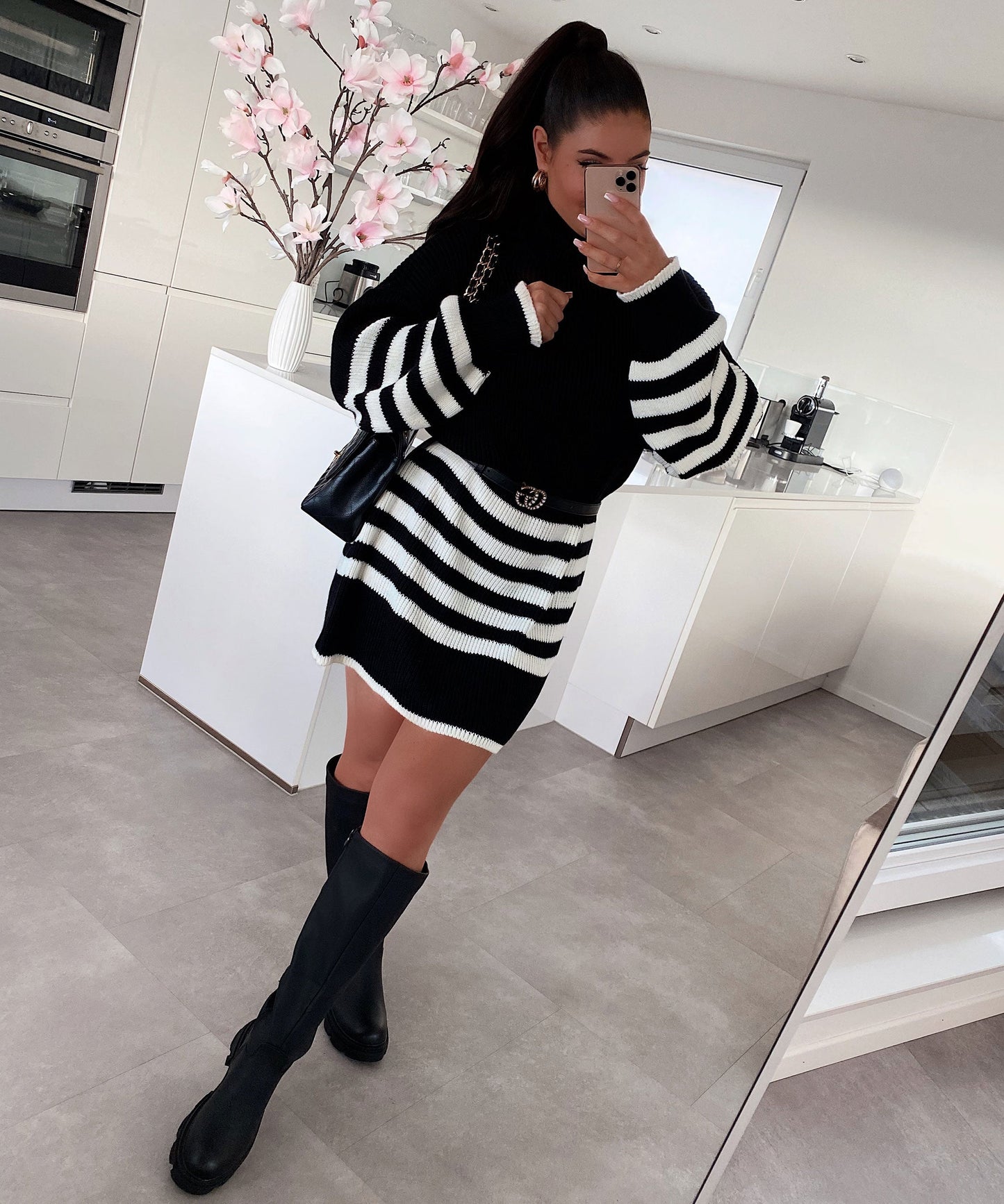 Knit Dress Margarethe Black