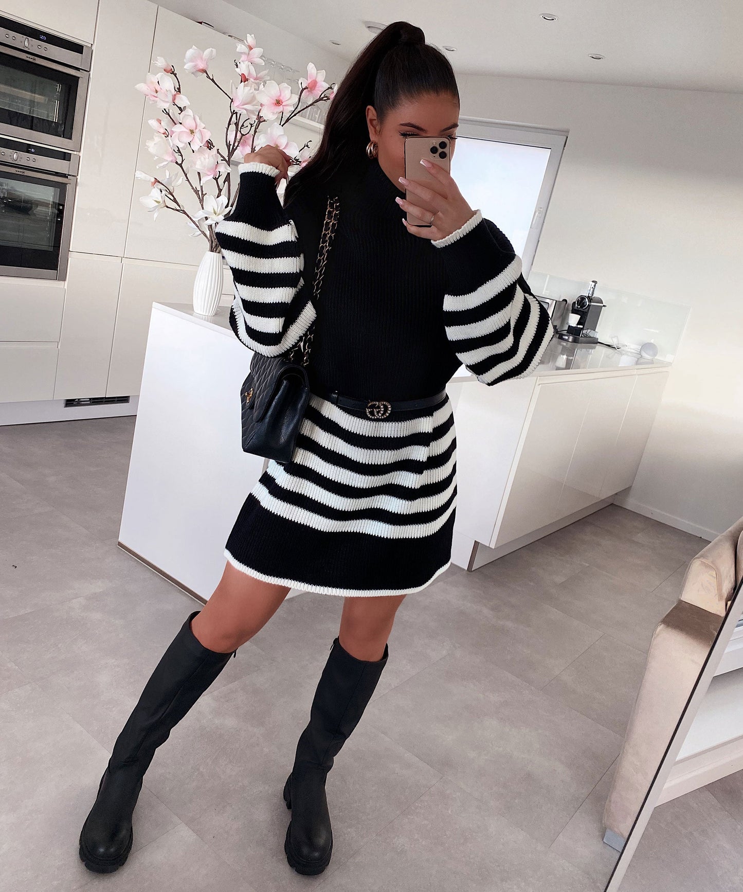 Knit Dress Margarethe Black