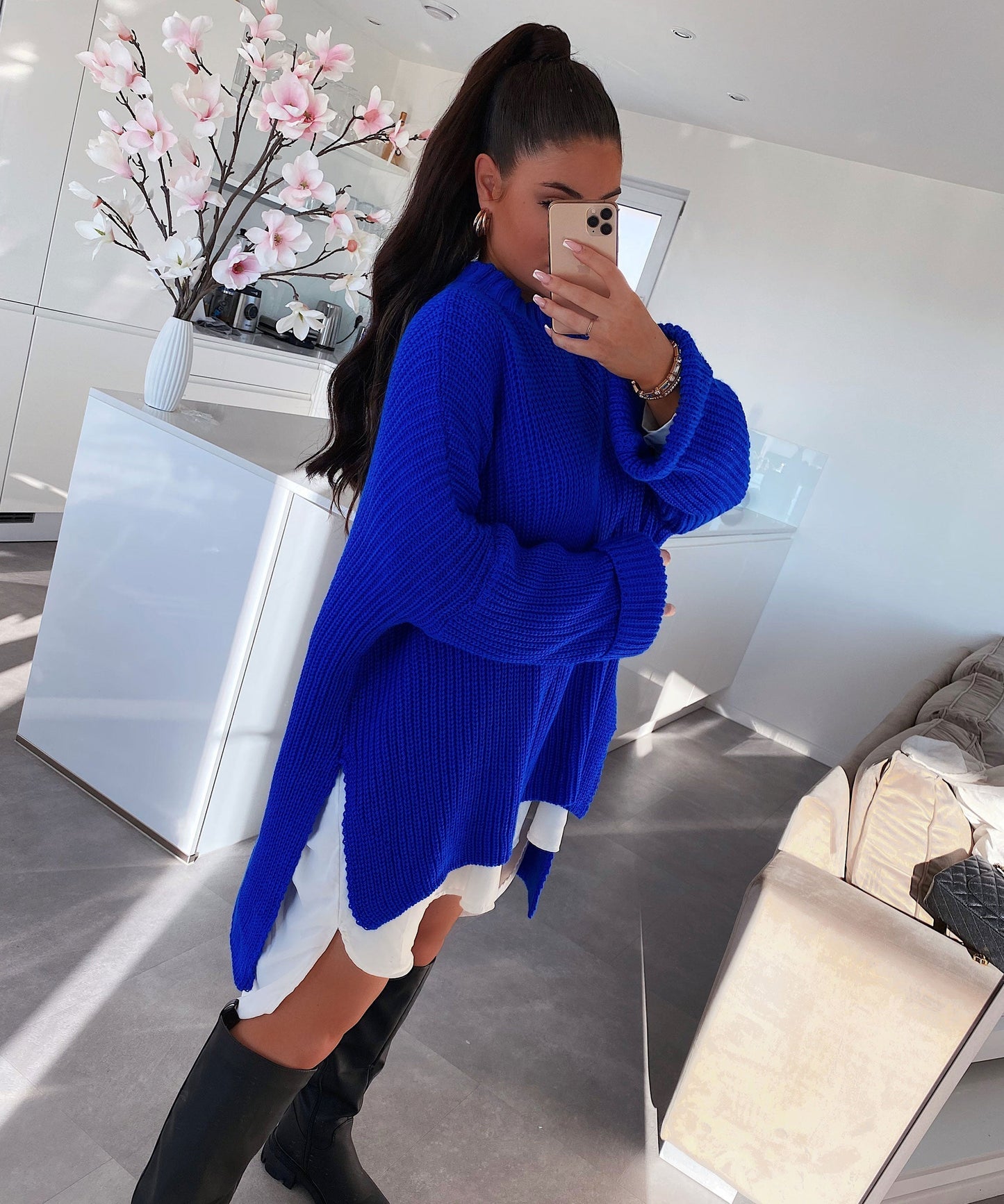 Oversize Pullover Elsa Royal Blue