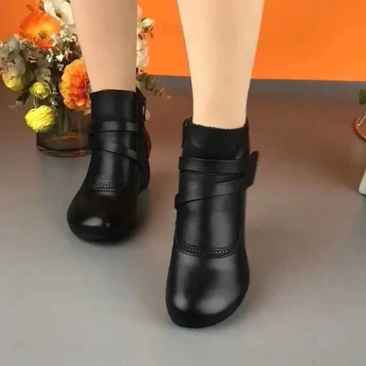 Cecelia™ - Retro Ankle Boots Made of Leather (50% DISCOUNT)