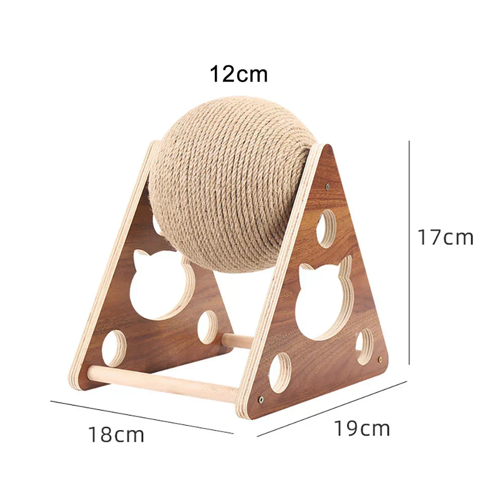 KittyToy™ – Interactive Rope Ball Scratcher (50% OFF)
