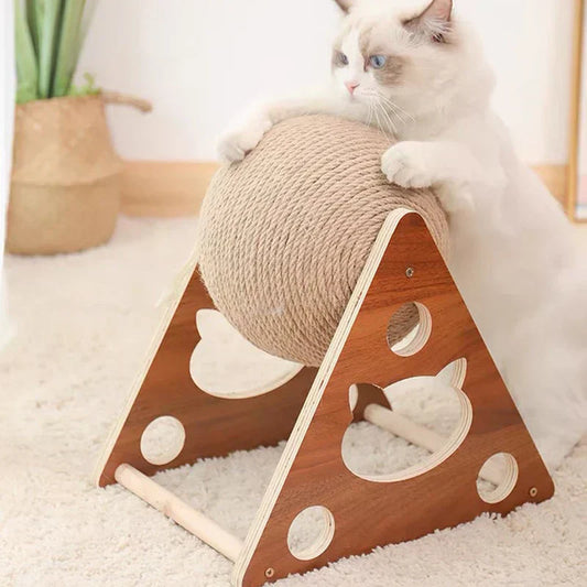 KittyToy™ – Interactive Rope Ball Scratcher (50% OFF)