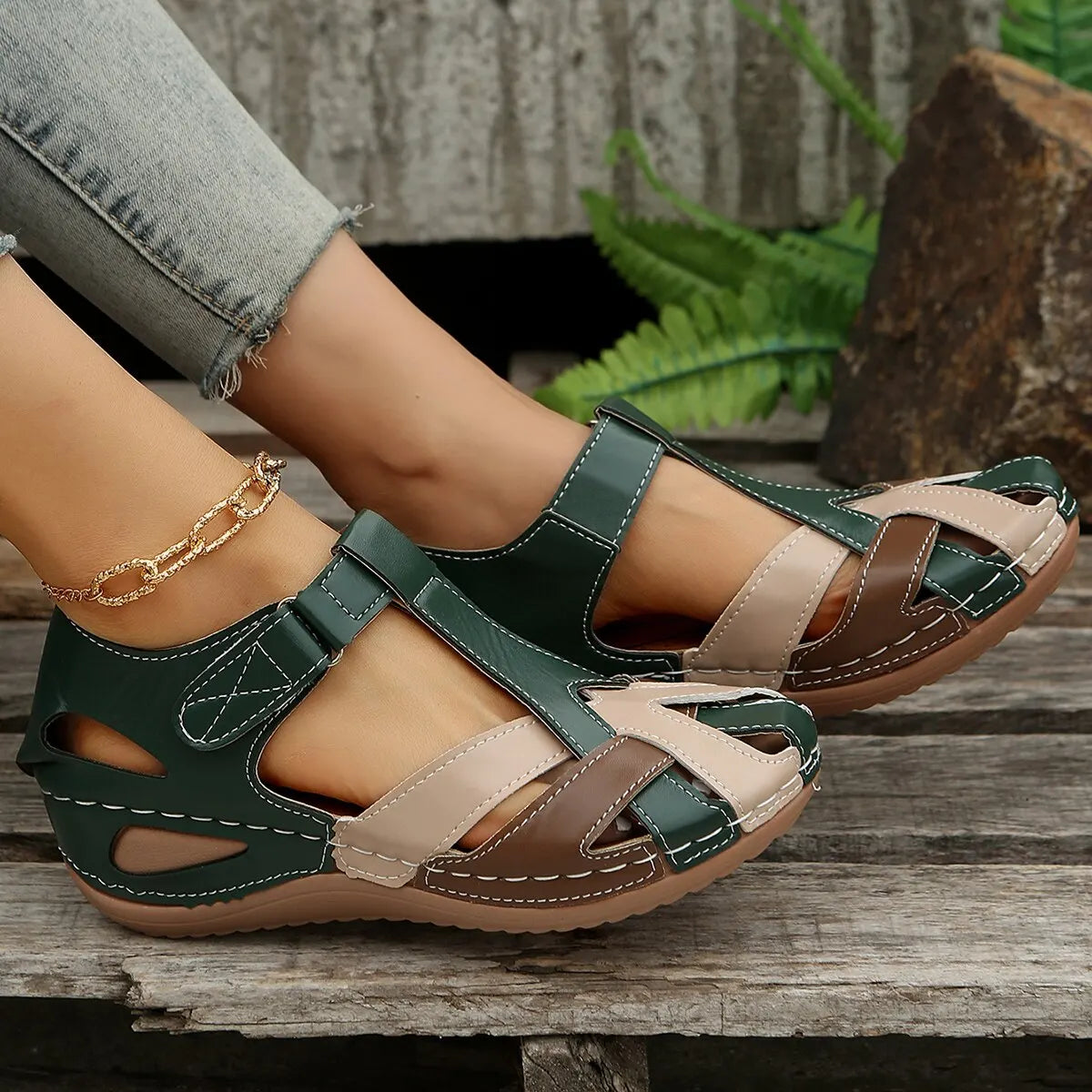 ComfiGlide™ - Flat Walking Sandals