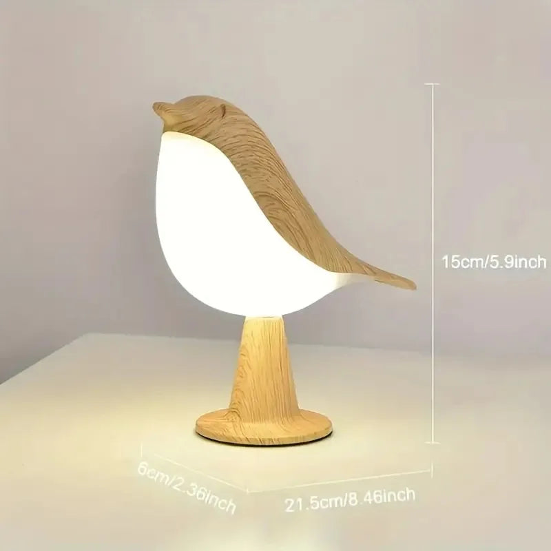 LumiNest™ - Wooden Magpie Night Lamp