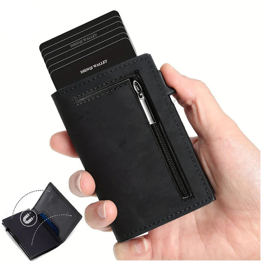 Cardlux™ - Blocking Magnetic Leather Wallet