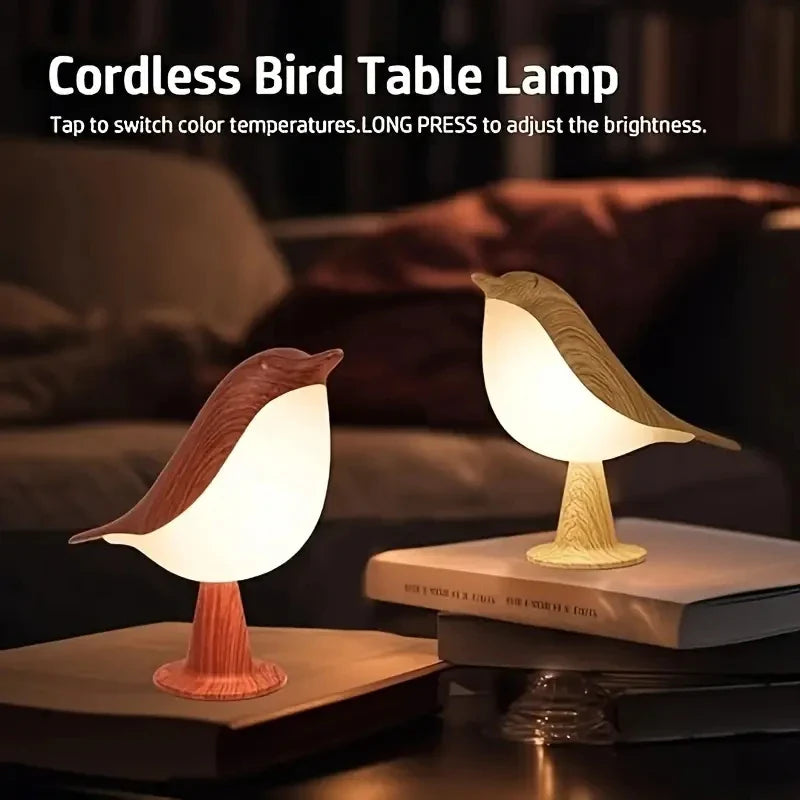 LumiNest™ - Wooden Magpie Night Lamp