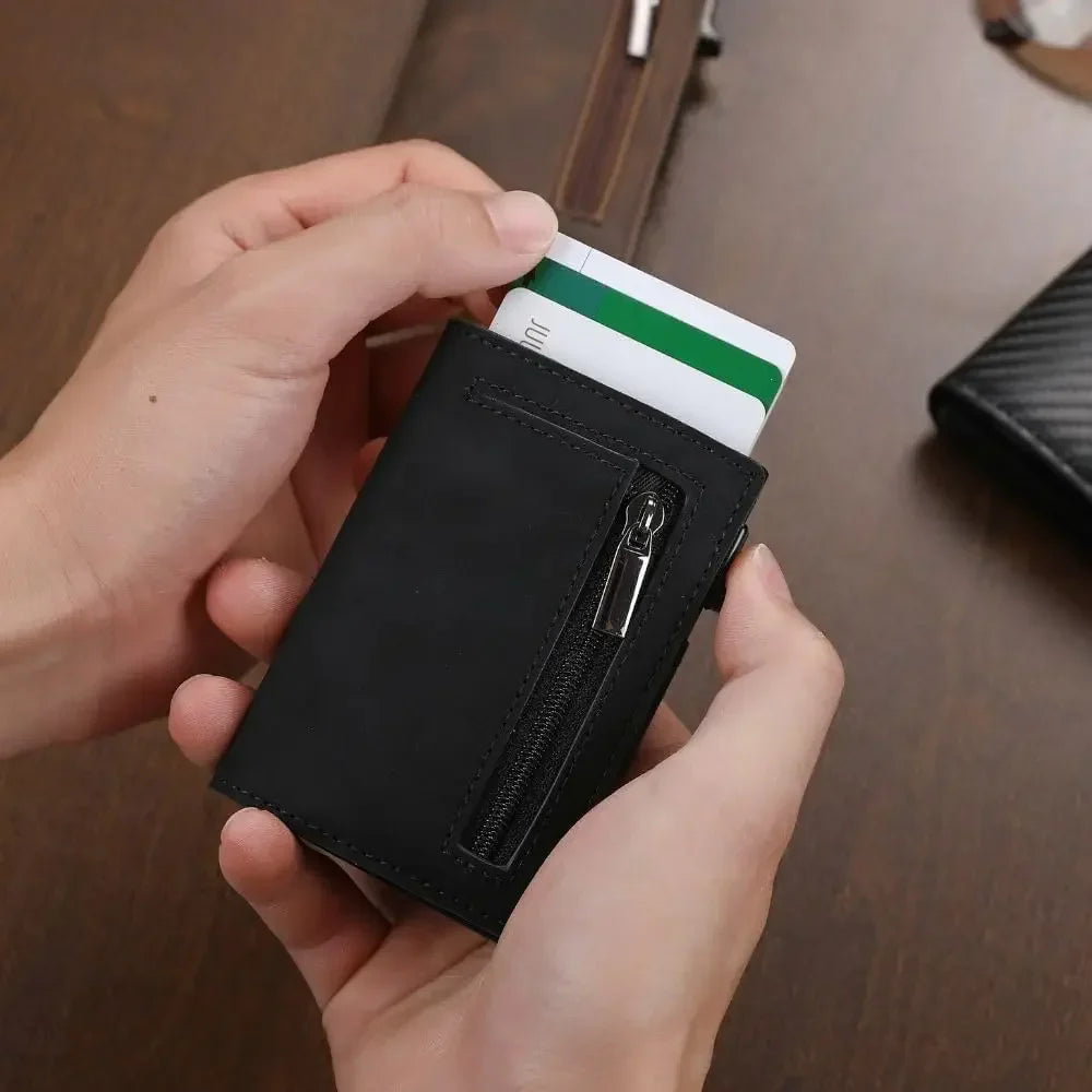 Cardlux™ - Blocking Magnetic Leather Wallet