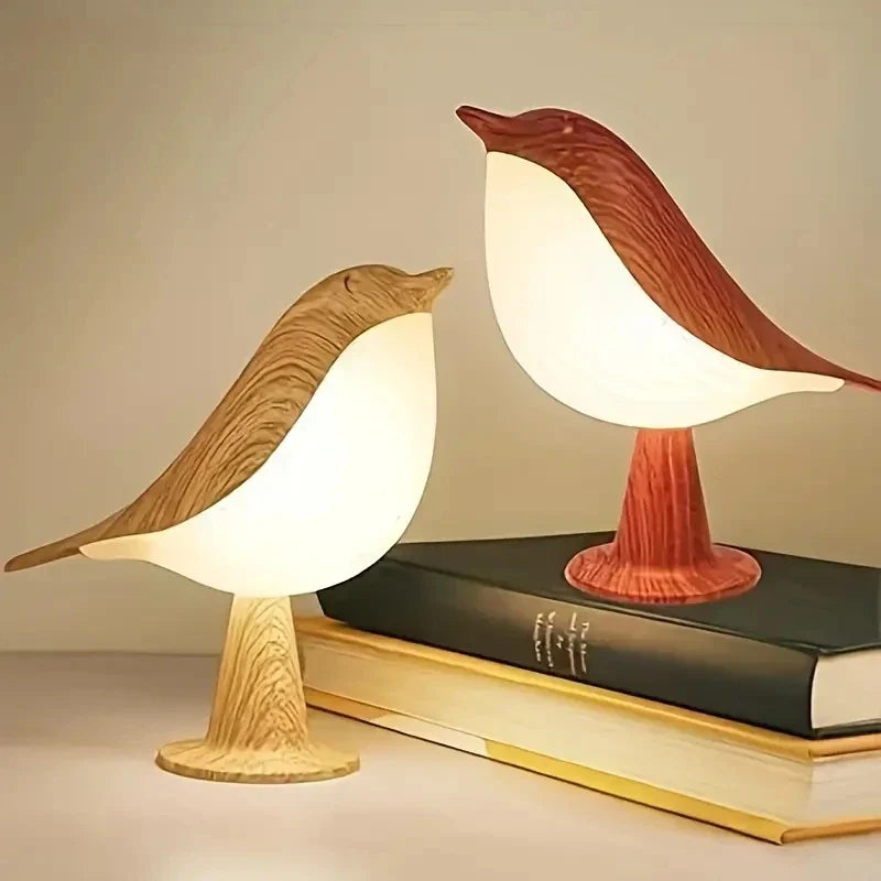 LumiNest™ - Wooden Magpie Night Lamp