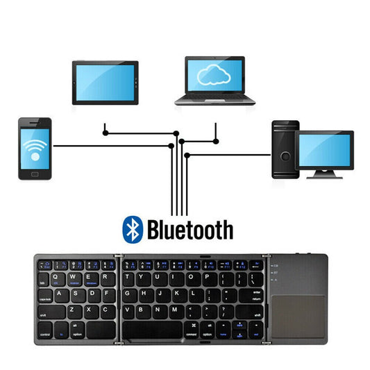 Keyless™ Foldable Wireless Bluetooth Keyboard
