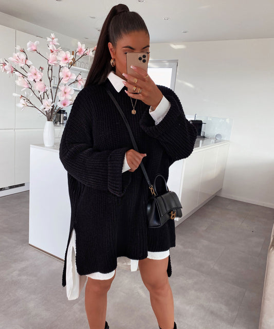 Oversized Pullover Elsa Black