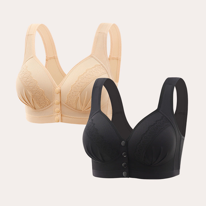 Bravora™ - Front Closure Breathable Cotton Bra (1+1 FREE)