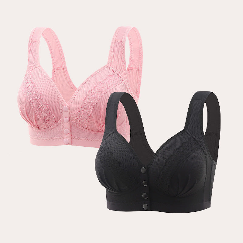 Bravora™ - Front Closure Breathable Cotton Bra (1+1 FREE)